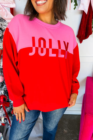 The Sarah Jolly Color Block Sweatshirt by Mary Square