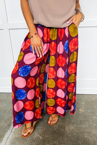 Everyday Flow Pants in Harvest Dots