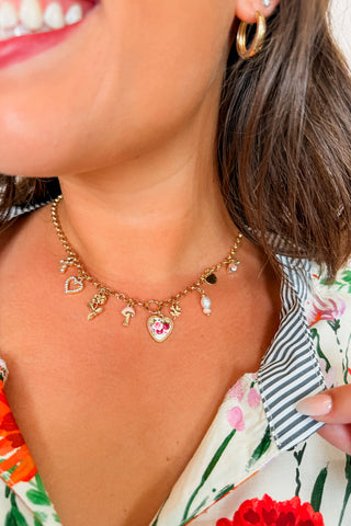 Charming Charm Gold Necklace