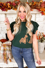 Load image into Gallery viewer, Wild &amp; Proud Cropped Knit Top in Hunter Green