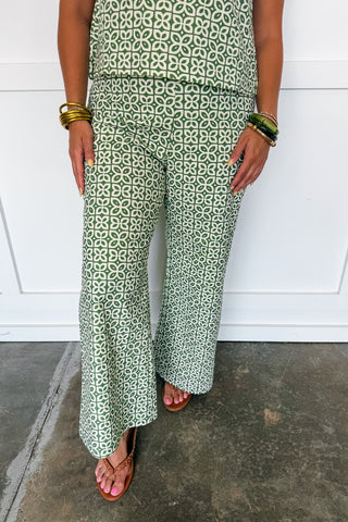 Mosaic Bloom Pant Set