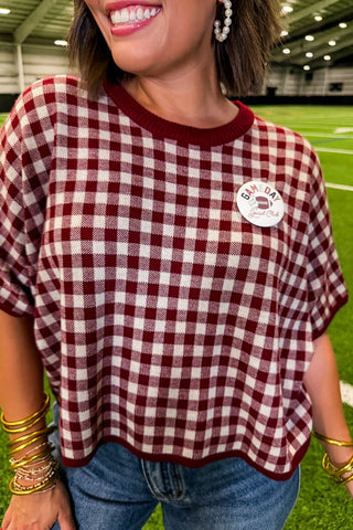 The Friday Night Gingham Top