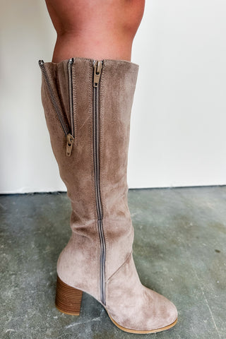 Skyline Suede Tall Heeled Boot