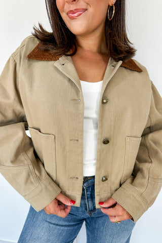 Bonfire Nights Cropped Barn Jacket
