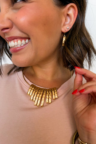 Gilded Grace Necklace & Earring Set