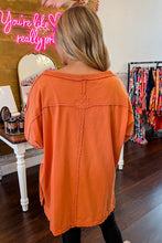 Load image into Gallery viewer, Oversized Apricot Updated Long Sleeve Top