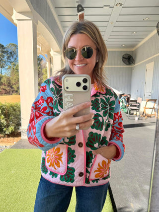 Heirloom Bloom Quilted Jacket