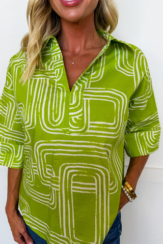 Chartreuse Chic Top