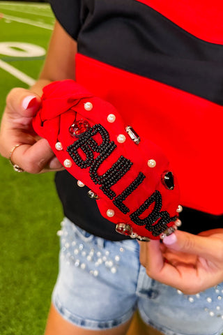 Saturday in Athens Headband in Red