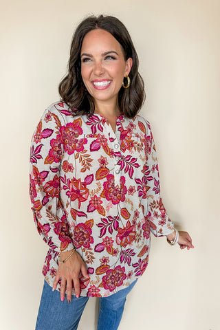 Dear Scarlett Liz Luxe Top in Beige