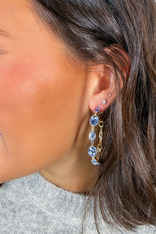 The Allie Earrings in Blue by Michelle McDowell