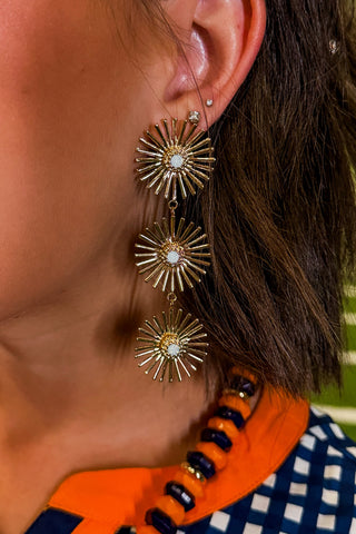 Starstruck Gold Drop Earrings by Taylor Shaye