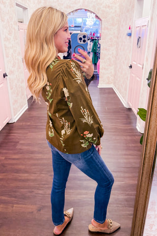 The Juliette Top in Brown