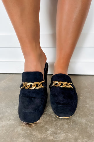 Corkys Keepsake Black Suede Loafers