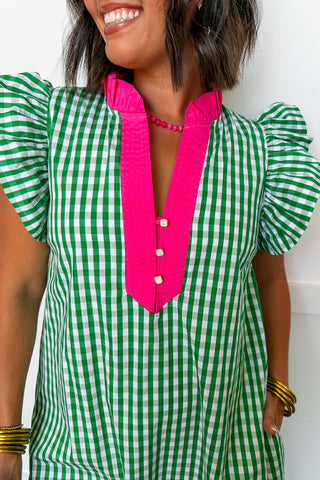 Picnic in Palm Beach Midi Dress