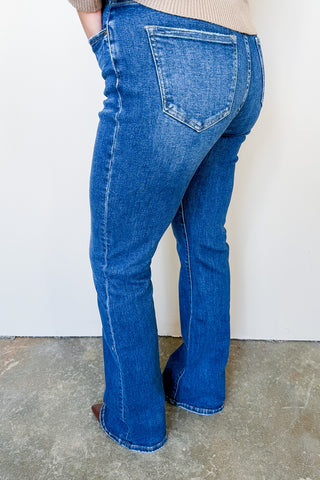 High Rise Bootcut Medium Wash Jeans by Mica