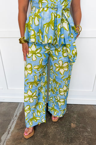 Tuscan Bloom Pant Set