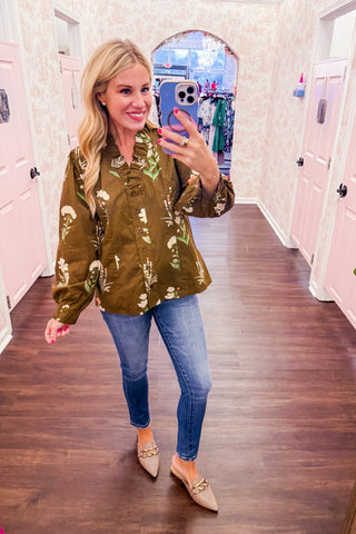 The Juliette Top in Brown