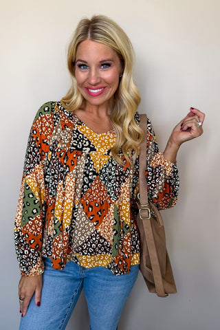 Savannah Patchwork Top