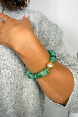 Chloe Bracelet in Aqua by Michelle McDowell