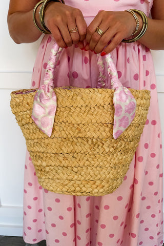 Sweet Summer Scarf Tote in Pink