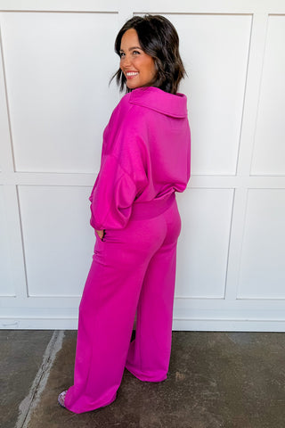 Weekend Retreat Luxe Pant Set in Pink