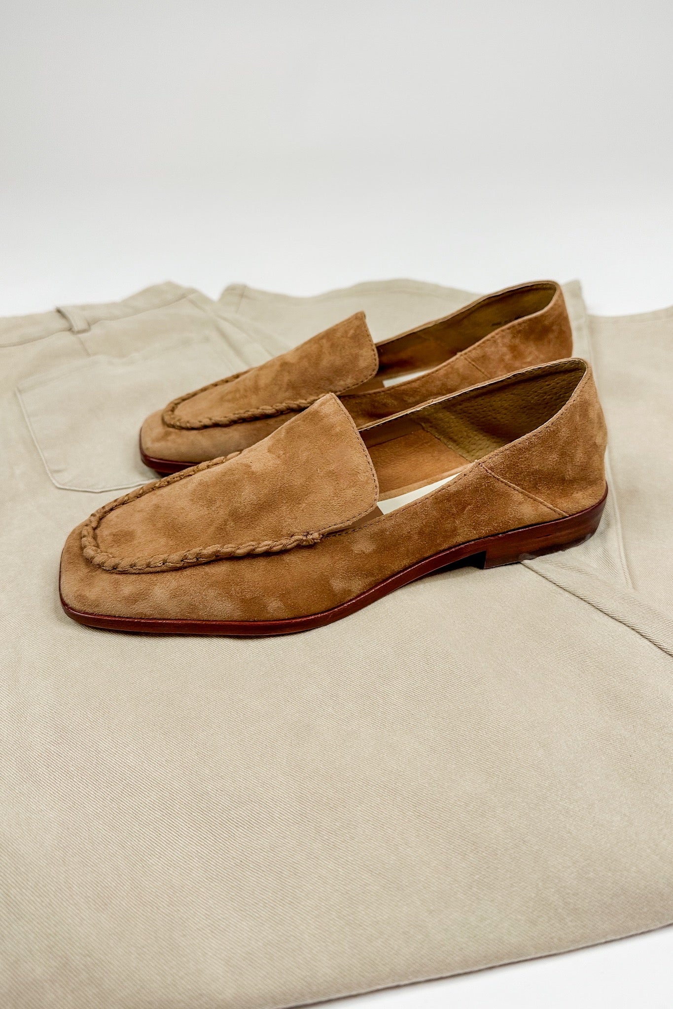 Dolce Vita Brown Suede Beny Loafer Flats