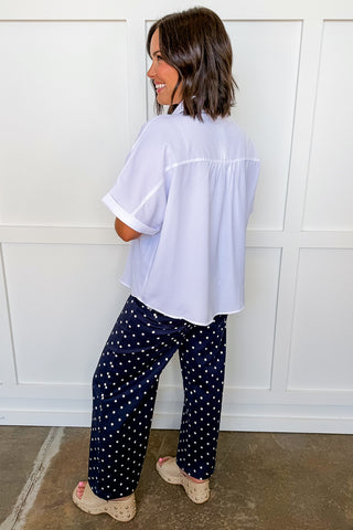 Perfect Work Basic Top in White