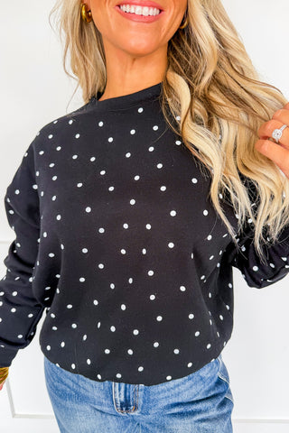 The Everyday Dot Sweatshirt in Black