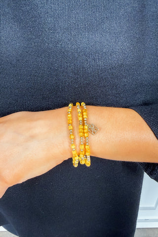The Rachael Mustard Bracelet by Michelle McDowell