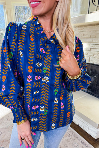 The Juliette Top in Midnight