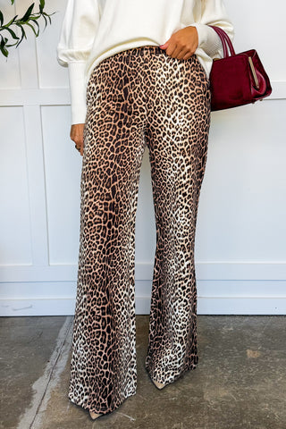 The Sedona Leopard Wide Leg Pants