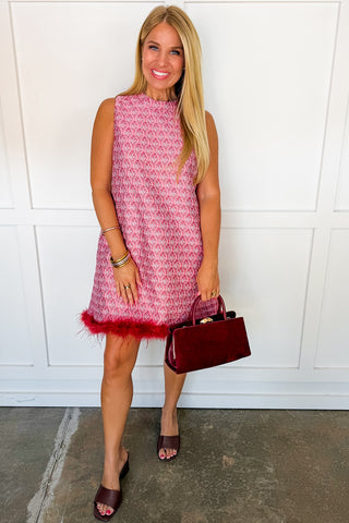 The Merry & Bright Tweed Dress