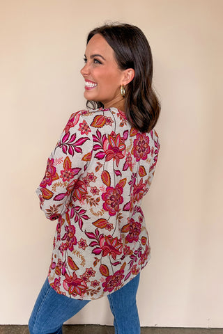 Dear Scarlett Liz Luxe Top in Beige