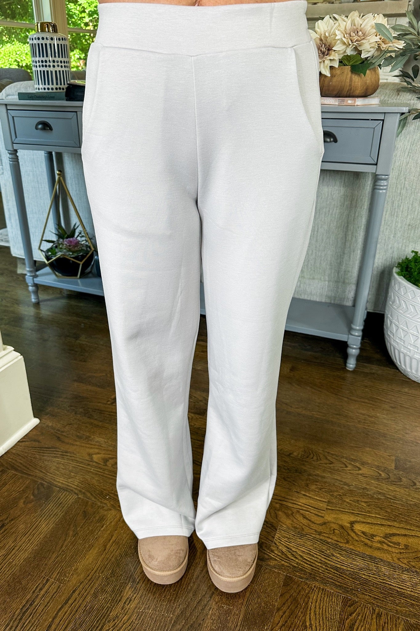 The Malibu Buttery Soft Pants in Grey