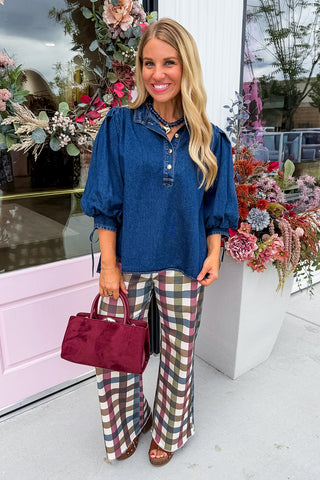 Sugar & Spice Gingham Pants