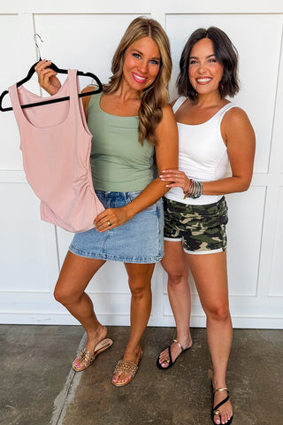 The Catherine Tank in Pink