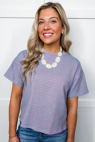 Easy Days Striped Tee