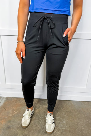 Hot Pink Deal - On The Go Crop Tee in Sapphire