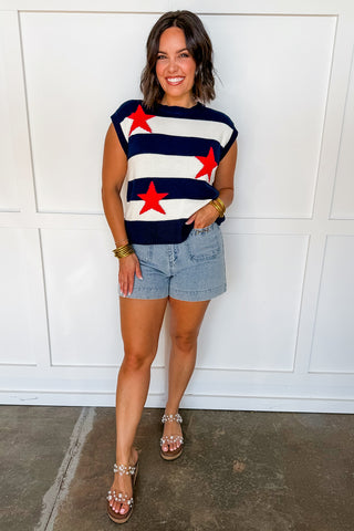 All American Cutie Stripe Top