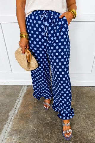 The Classic Dot Pants in Blue