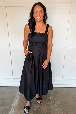 The Midnight Moment Maxi Dress In Black