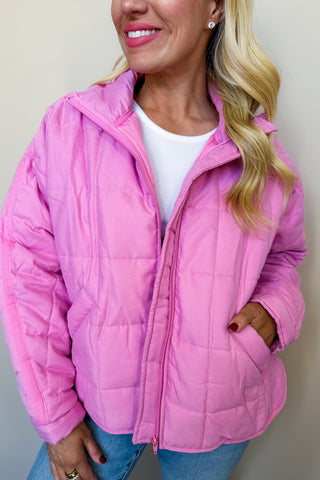 Bubblegum Dream Puffer Jacket