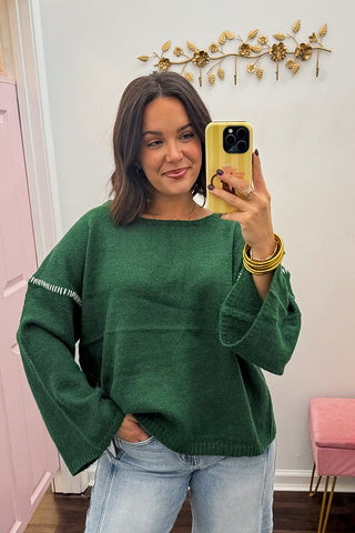 Evergreen Stitch Sweater
