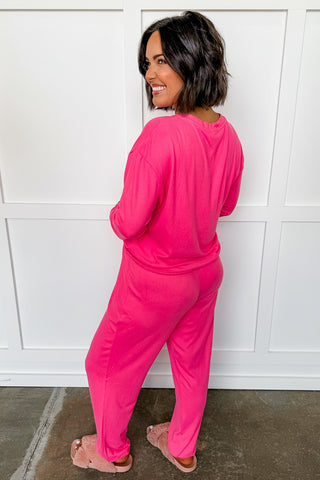 The Sophie Jogger Set in Pink by Mary Square