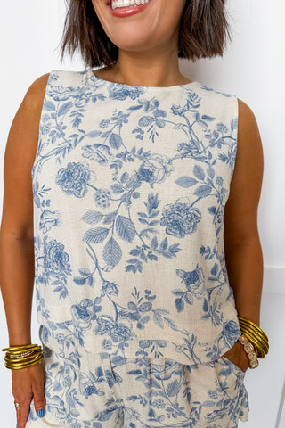 Calm & Collected Blue Toile Set