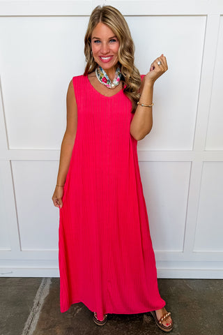 Dear Scarlett Alyssa Maxi Dress in Coral