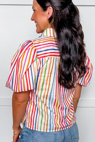 The Sweet Stripe Blouse