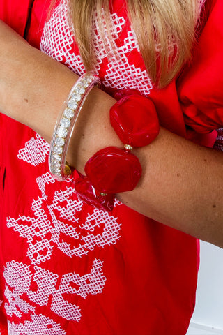 The Color Crush Bracelet in Red