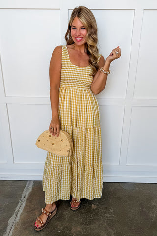 Golden Hour Tiered Maxi Dress Jules & James Boutique Golden Hour Tiered Maxi Dress Jules & James Boutique